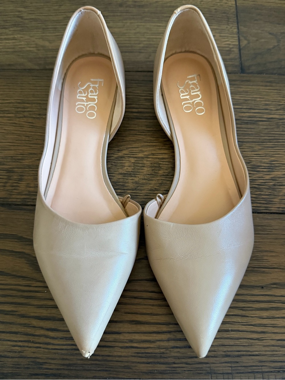 Franco Sarto Pointed Toe Flats